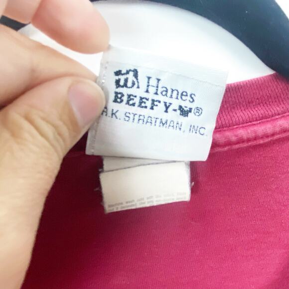 Vintage Hanes Looney Tunes Harley-Davidson T-Shirt 2XL Mens Motorcycle Racing - Picture 4 of 8